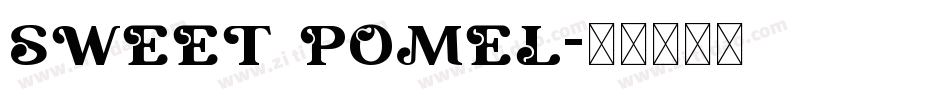 SWEET POMEL字体转换